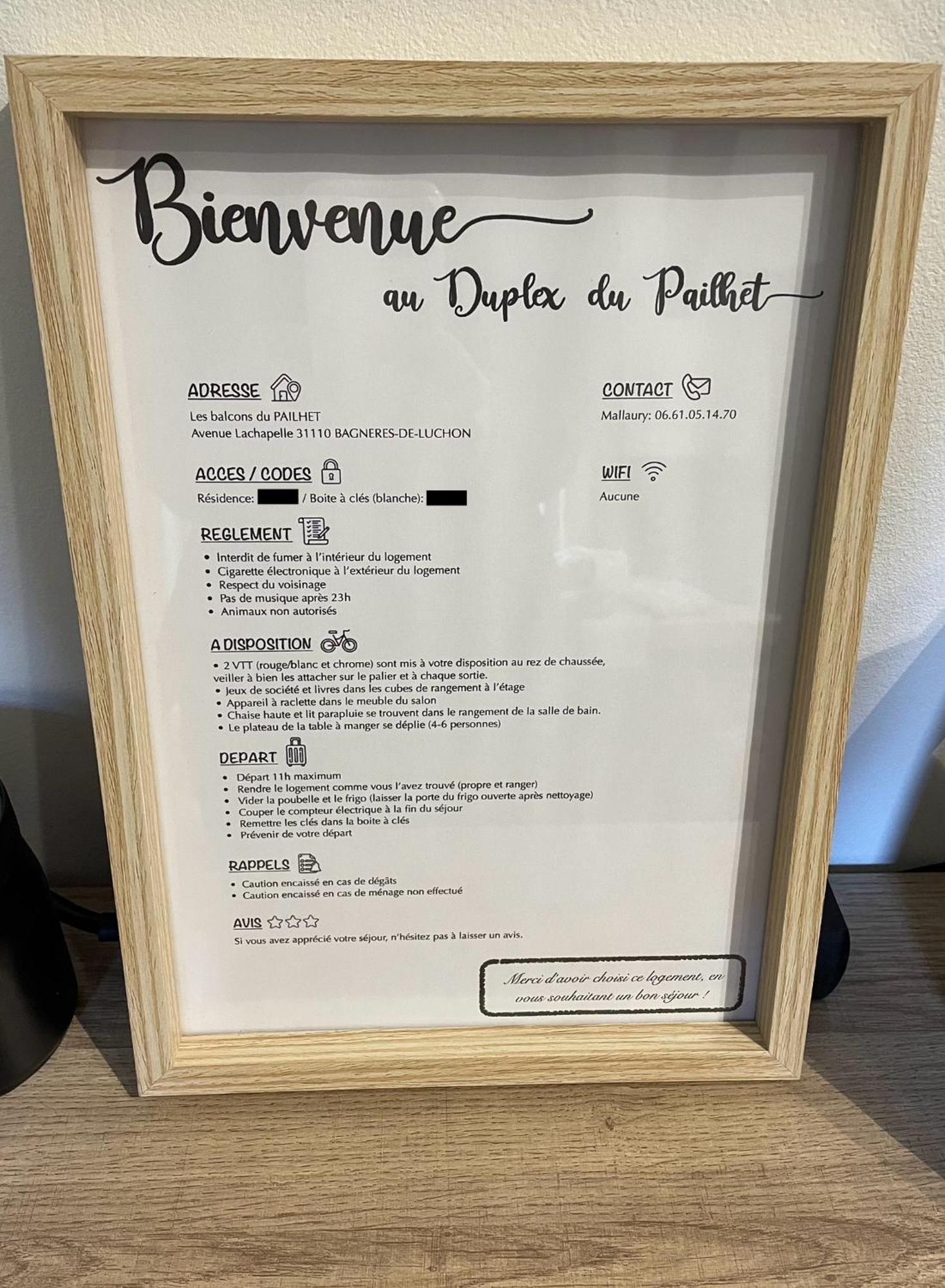 Duplex Du Pailhet, T3 Neuf, Vue Montagne, Parking, Navette Et 2 Velos A Disposition Gratuitement Bagnères-de-Luchon Eksteriør bilde